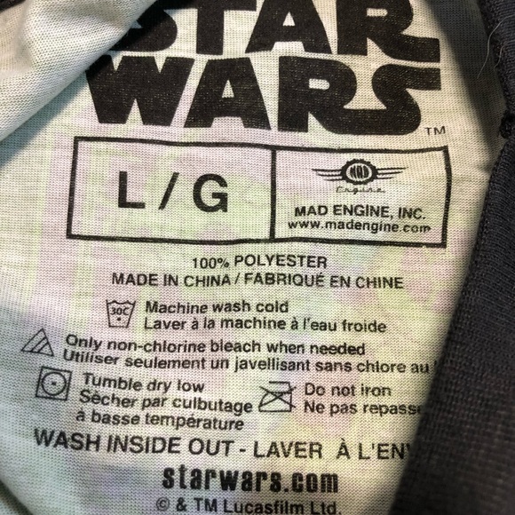 Star Wars Boba Fett All over Print T-Shirt Large - Picture 3 of 9